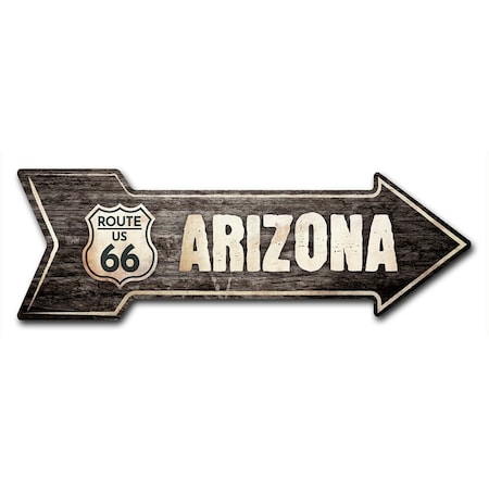 Arizona 66 2 Arrow Decal Funny Home Decor 24in Wide
